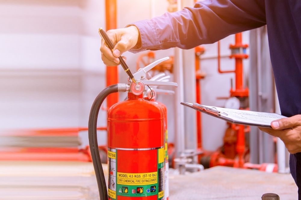 Servicing A Fire Extinguisher